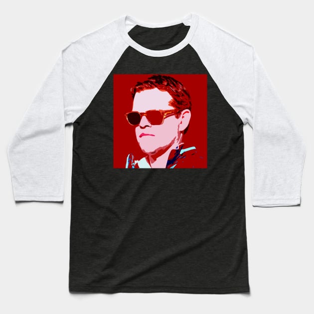 matt damon Baseball T-Shirt by oryan80